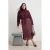 Trendyol Curve Dames Bruin Stippen Midi Skater Grote maten Rokken