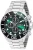 Invicta Grand Diver 48586 Heren Horloge – Quartz Uurwerk – Roestvrij Staal met groene Wijzerplaat – 52mm