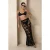 TRENDYOLMİLLA Dames Zwart Ajour Maxi Kokerrok- rok Rokken