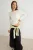 TRENDYOLMİLLA Dames Ecru Effen Lang Getailleerd Blouses