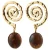 PILGRIM gold plated oorbellen Still