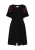usha Jurk Dames zwart/rood