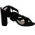 Gianvito Rossi Netley Mews Hakken Sandalen in Zwart Suède
