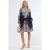Gestrikt Mini-Jurk met V-hals in Paisley