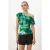TRENDYOLMİLLA Dames Groen Abstract Kort Getailleerd Blouses