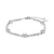 Luxenter 925 Sterling zilveren armband met gerhodineerde briljant zirkonia – Daimas