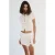 Mango mini rok – ecru