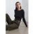 Dames Slim-fit Bootnek Langsleeve Blouse