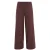 WE Fashion wide leg broek met krijtstreep – donkerrood