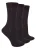 Steven – Dames 3 Paar Originele Merino Wol Sokken – Warme Wintersokken Multipack – Donker Grijs