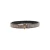 Kurt Geiger riem Eagle met studs en pied-de-poule print zwart/wit