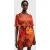 AllSaints Tian Dress Adela Burnt Orange