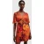 AllSaints Tian Dress Adela Burnt Orange