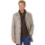 Blue Industry jas bruin geprint