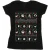 Li-cense Disney dames nightmare before christmas feestelijke pictogrammen katoenen t-shirt