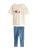Next Set  beige / navy / rood