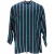 Balenciaga Gestreepte Overhemd in Marineblauwe Polyester