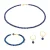 Collier, armband en oorbellen van lapis lazuli voor dames Sloya Serena