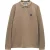 Weekend Offender Herenpoloshirt met lange mouwen (Zand)