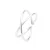 Luxenter danhew ring in sterling zilver