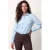 Miss Etam blouse met print – lichtblauw
