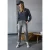 Street One Studio Dames Jeans met destroyed details in Grijs