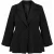 Trendyol Curve Dames Zwart Effen Lang, Getailleerd Grote maten Blazers