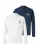 JACK & JONES Sweatshirt ‘JJBRANDON’  marine / zwart / wit / wit gemêleerd