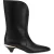 Moschino Calfskin Ankle Boots Black