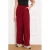 LOLALIZA high waist broek donkerrood