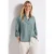 Street One Dames Dolman overhemd blouse in Blauw