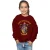 Harry Potter Meisjes Gryffindor Crest Sweatshirt (Bourgondië)