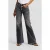 Karl Lagerfeld Flared Shank Denim Visual Washed Black