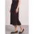Street One Dames Midirok met elastische tailleband en splitten in Rood