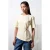 Dames T-shirt met ronde hals en korte mouwen
