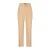 Claudia Sträter linnen slim high waist casual broek zand