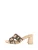 love & roses Muiltjes  beige / zwart