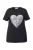 MIAMODA Shirt  zwart / zilver