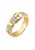 ELLI Ring ‘Gürtel’  goud / transparant