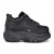 Buffalo Dames Zwarte Leren Chunky Platform Fashion Sneakers – 1339-14-2.0