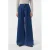 comma casual identity high waist wide leg jeans blauw