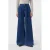 comma casual identity high waist wide leg jeans blauw