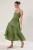 TRENDYOLMİLLA Dames Groen Effen Maxi Mouwloos Casual Skater Jurken