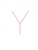 Luxenter Ketting ‘Alphabet’  gemengde kleuren