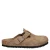 Birkenstock Boston suède clogs – lichtbruin
