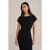 We Fashion Dress Midi Black