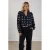 NUKUS blouse marineblauw