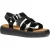 Geox D CAMALEI Synthetische Polyurethaan Dames Zwarte Sandalen