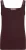 Esqualo Singlet lurex straps Bordeaux Rood dames