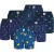 Phil & Co Geweven wijde boxershorts heren 6-pack multipack met print